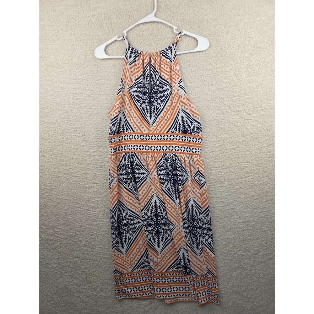 London Times Women's Sleeveless Printed Maxi Dress Size 8 - Picture 5 of 9